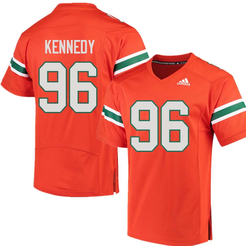 Adidas Miami Hurricanes #96 Cortez Kennedy College Football Jerseys Sale-Orange - Click Image to Close